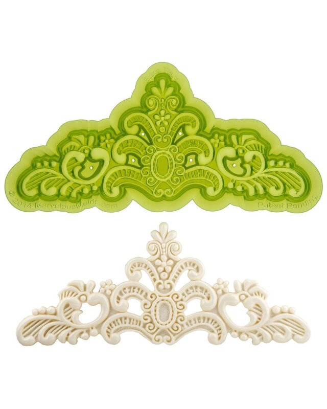 Marvelous Molds Marvelous Molds Silicone Mold - Edna Lace Mold
