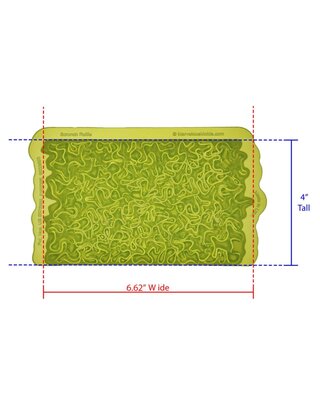 Marvelous Molds Marvelous Molds Silicone Mold - Scrunch Ruffle Simpress®