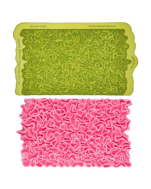 Marvelous Molds Marvelous Molds Silicone Mold - Scrunch Ruffle Simpress®