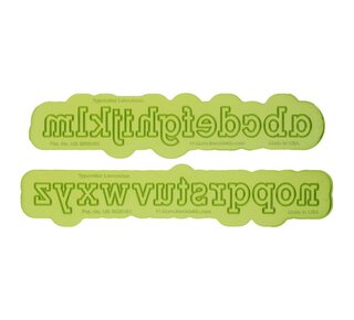 Marvelous Molds Marvelous Molds Silicone Mold - Typewriter Lowercase Flexabet