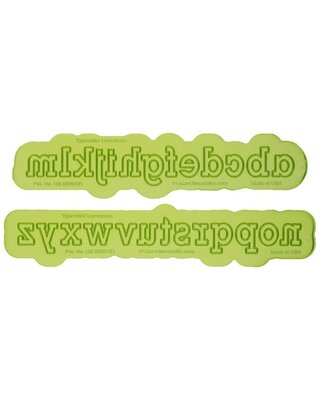 Marvelous Molds Marvelous Molds Silicone Mold - Typewriter Lowercase Flexabet