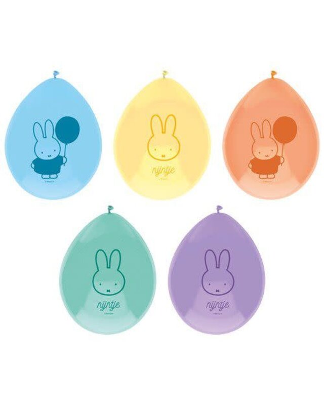 Haza Ballonnen nijntje (Ø30cm, 5st)