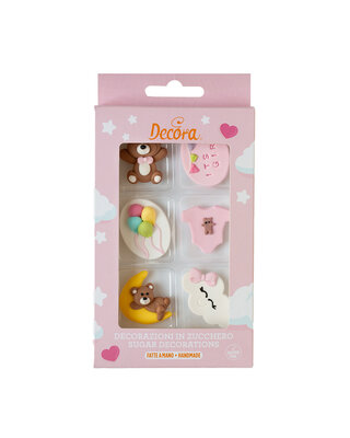 decora Decora baby girl suikerdecoratie