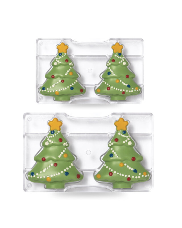 decora Kerstboom polycarbonaat mal 85 X 105 MM