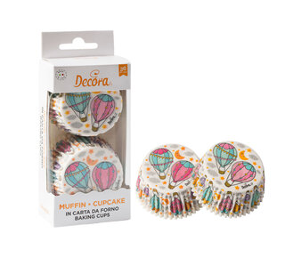decora luchtballon baking cups 36st