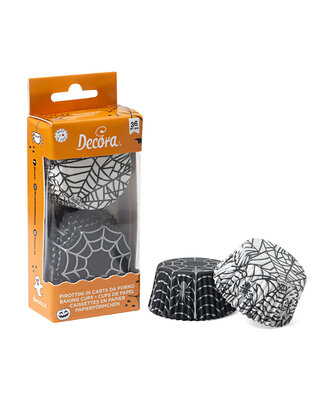 decora Spinnenweb cupcake vormen 36st