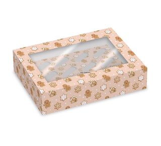 Simply Making Simply Making Cupcake Box 12- pk/2 - Peperkoek