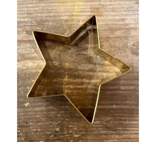 koekjesvorm ster 5 punten KV messing