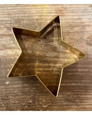 koekjesvorm ster 5 punten KV messing