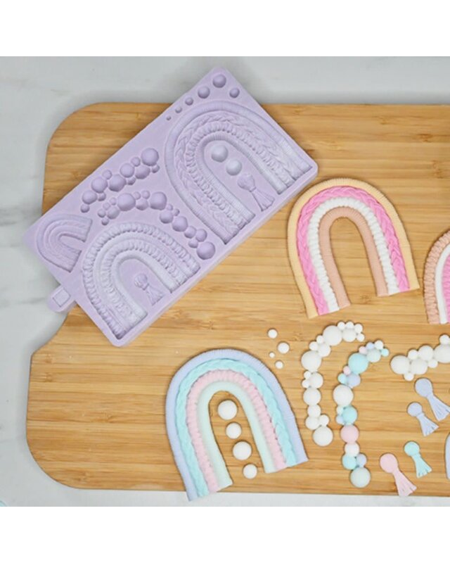 Karen Davies Karen Davies Silicone Mould - Macrame Rainbow