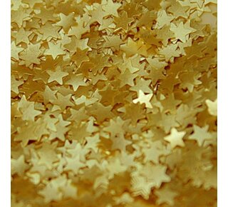 rainbowdust RD Edible Confetti Stars - Gold