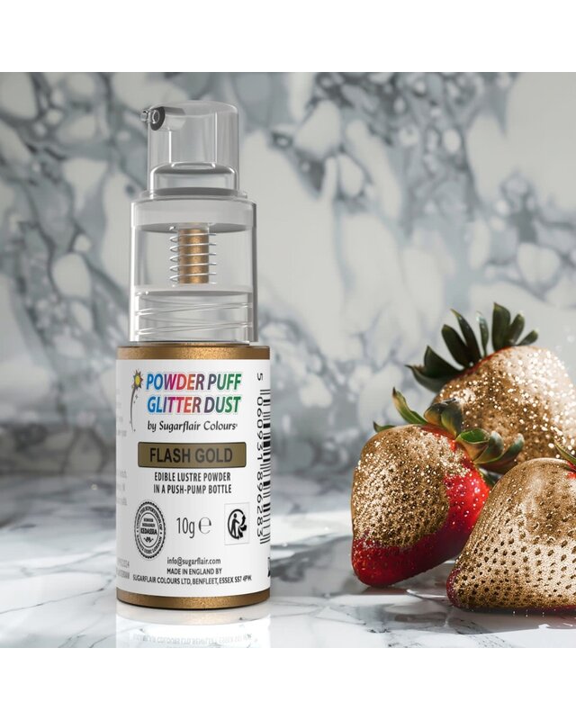 sugar flair Sugarflair Powder Pump - Flash Gold - 10g