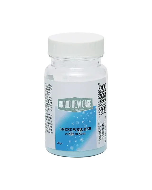 Brand New Cake Sneeuwsuiker Pearl Blauw 25g 25g