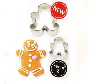 PME PME Cookie Cutter Gingerbread Man set/2