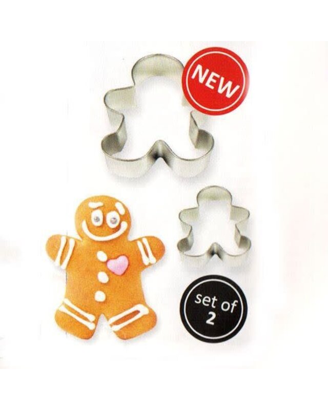 PME PME Cookie Cutter Gingerbread Man set/2