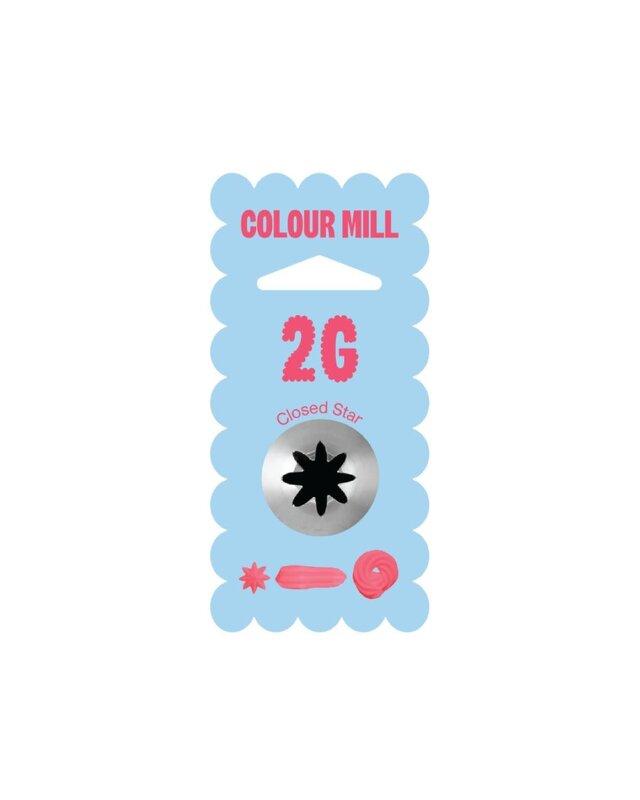 colour mill Colour Mill Piping Tip - 2G M Closed Star
