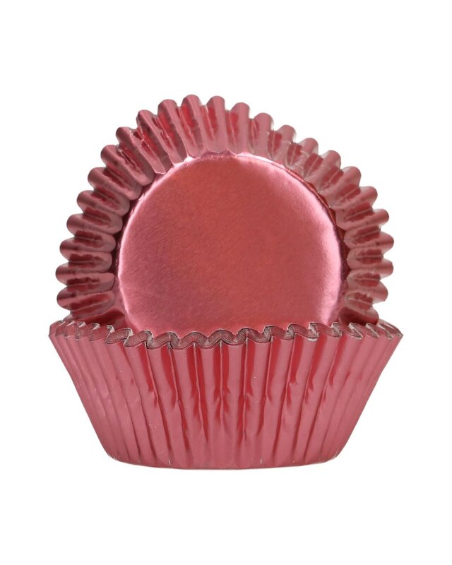 Funcakes FunCakes Folie Baking Cups - Metallic Rosé Goud pk/48