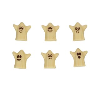 Funcakes FunCakes Chocolade Decoraties 3D Ghosts Set/6