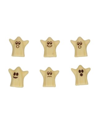 Funcakes FunCakes Chocolade Decoraties 3D Ghosts Set/6