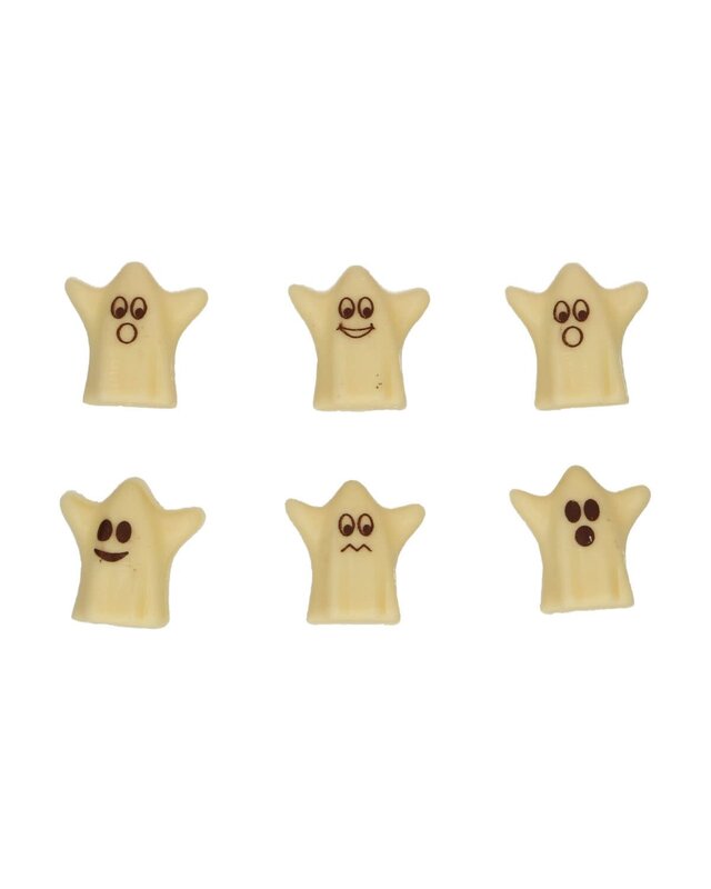Funcakes FunCakes Chocolade Decoraties 3D Ghosts Set/6