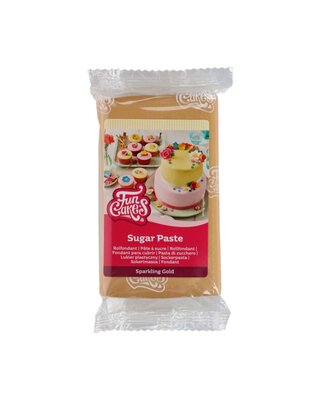 Funcakes FunCakes Rolfondant Sparkling Gold 250g