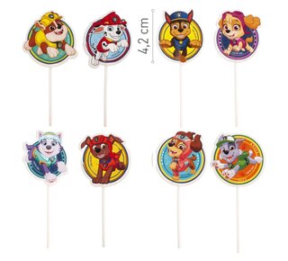 decora Dekora Paw Patrol Cake Toppers pk/16