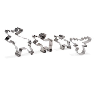 Patisse Uitstekers Rendier RVS 4-delig ( Patisse )