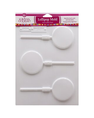 LorAnn Lorann Round Lollipop Sheet Mold - Large