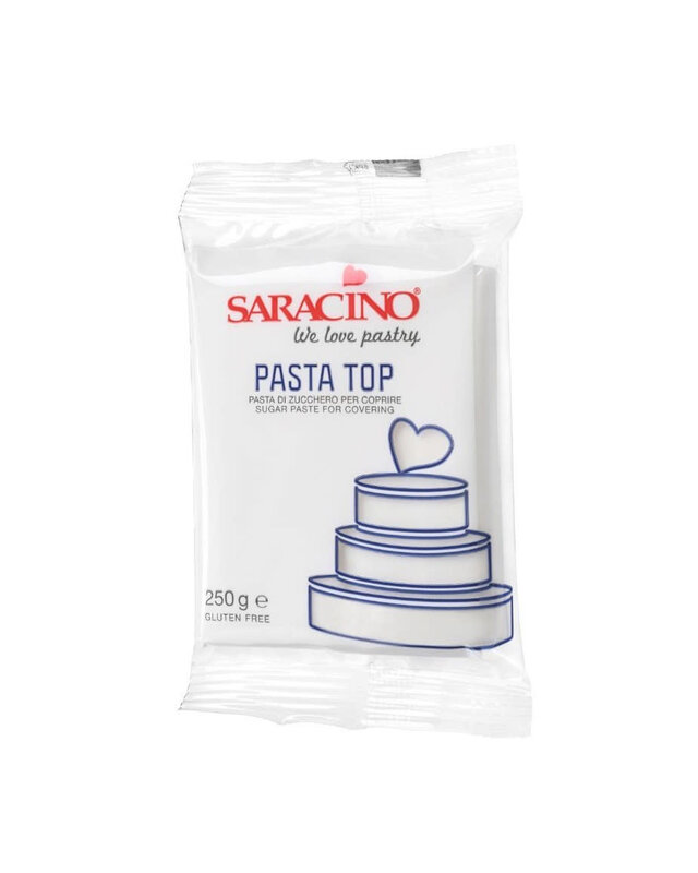 saracino Saracino Rolfondant Wit (Top Paste) 250g