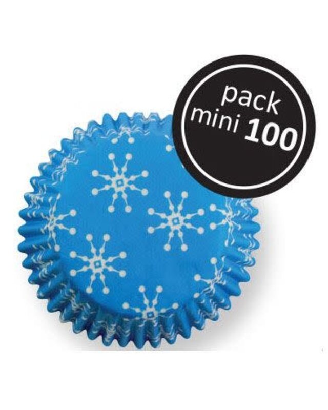 PME PME Snowflakes Mini Baking Cups Pk/100