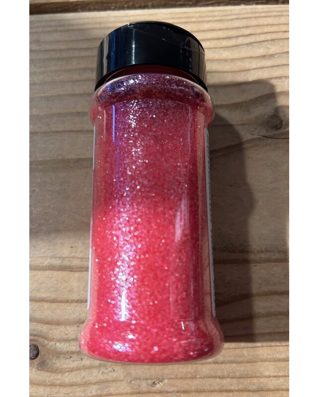 Taartdecoratief Sparkling sugar fuchsia  / Glitter suiker 85gr