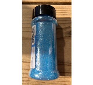 Sparkling sugar blauw / Glitter suiker 85gr