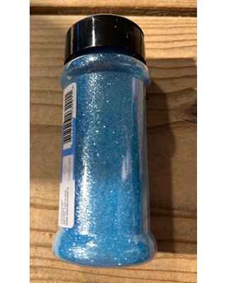 Sparkling sugar blauw / Glitter suiker 85gr