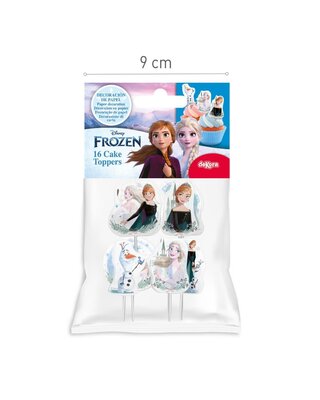 dekora Dekora Disney Frozen Cake Toppers pk/16