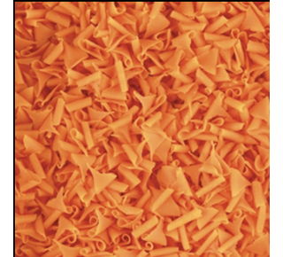 Bakzolder chocolade krullen oranje 90 gram