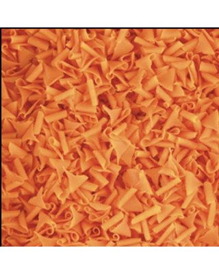 Bakzolder chocolade krullen oranje 90 gram