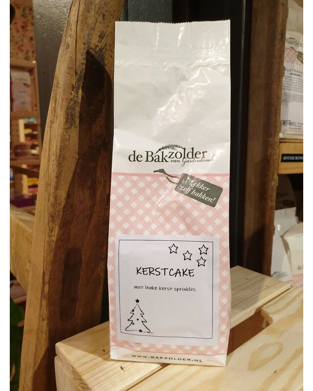Bakzolder kerstcake 500 gram ( de Bakzolder )