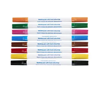 Brand New Cake Stiften Eetbare Inkt Dubbelzijdig Set/8