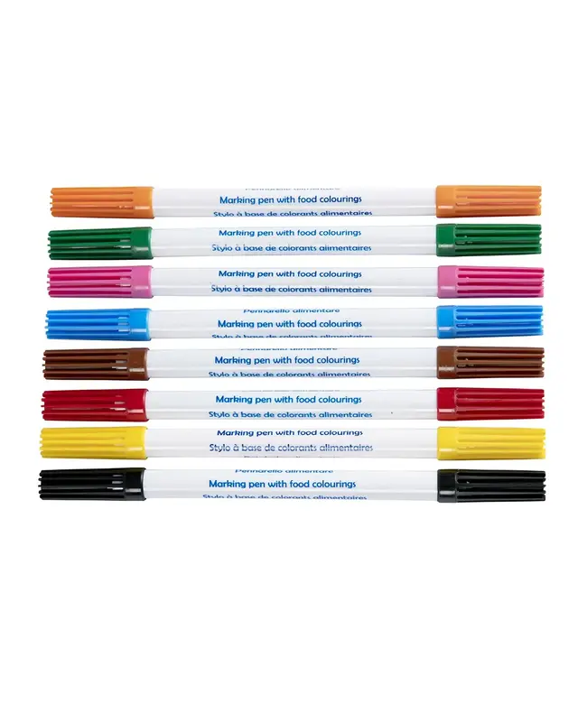 Brand New Cake Stiften Eetbare Inkt Dubbelzijdig Set/8