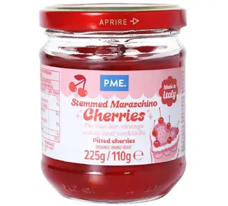 PME Maraschino Kersen met Steel op Siroop 225g