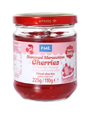 PME Maraschino Kersen met Steel op Siroop 225g