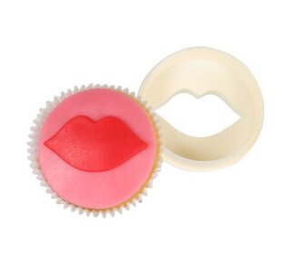 FMM FMM Double Sided Cupcake Cutter Lips/Circle