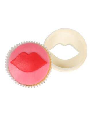 FMM FMM Double Sided Cupcake Cutter Lips/Circle