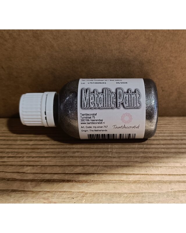 Metallic verf zilver 63ml