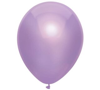 Haza Ballonnen Metallic lila 30cm 10st