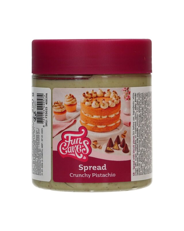 Funcakes FunCakes Spread - Crunchy Pistache 250g