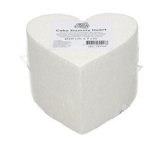 Funcakes FunCakes Taart Dummy Hart Ø10 cm x 7 cm