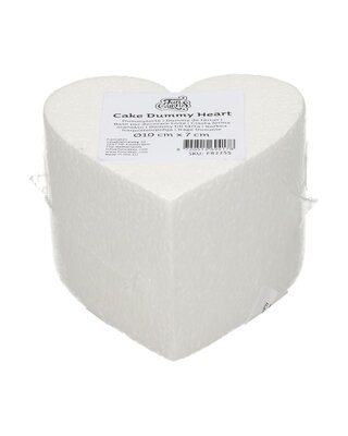 Funcakes FunCakes Taart Dummy Hart Ø10 cm x 7 cm