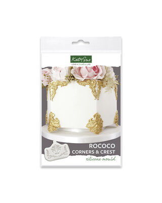 Katy Sue Katy Sue Siliconen Mal - Krulontwerp Hoeken & Wapen