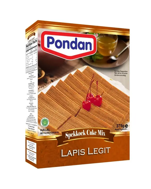 Pondan Pondan Cakemix Spekkoek Lapis Legit 375g
